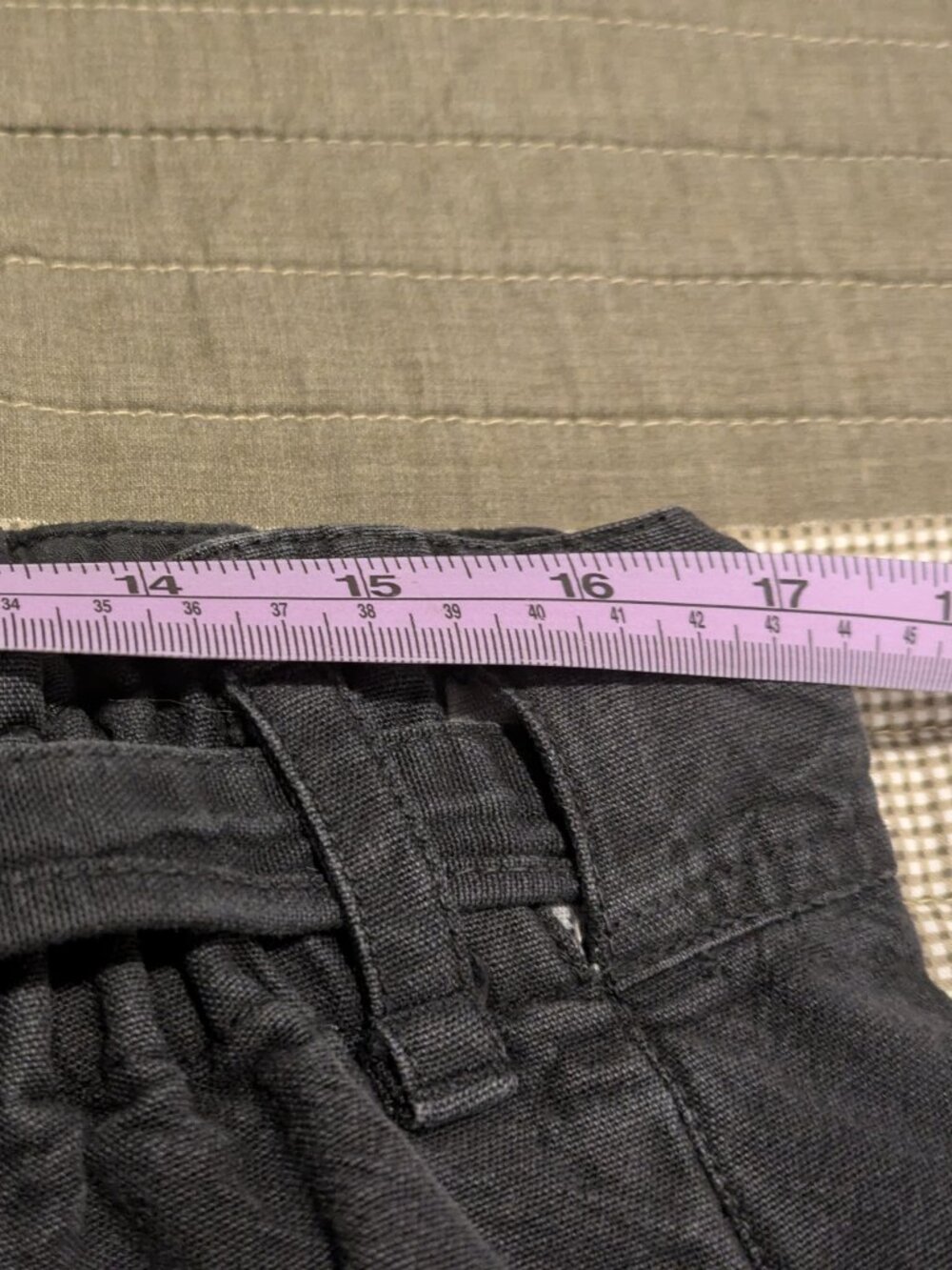 Free People Sky Rider Black Straight Leg Utility Pants Size XL - Picture 6 of 7